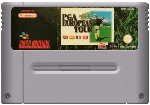 PGA European Tour media 7 for Super Nintendo
